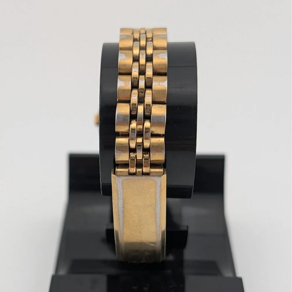 Timex Women's Gold Tone Bracelet Watch with Cream Dial